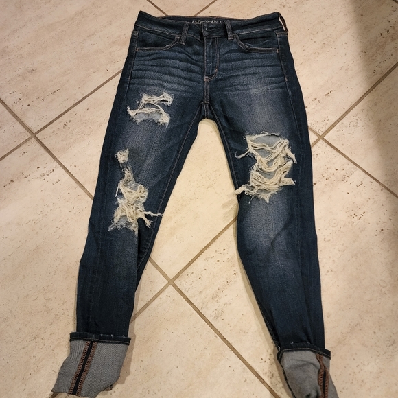 American Eagle outfitters denim ripped Jeans - Picture 1 of 7